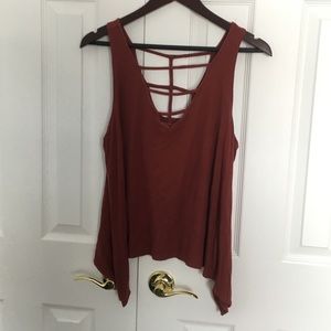 Strappy Orange tank top